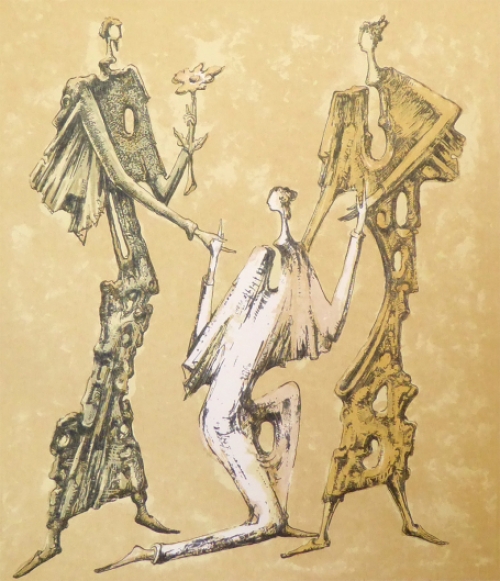 Originele litho gesigneerd van Remy Cornelissen