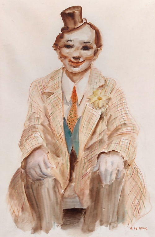 Kunstwerk op papier van Raf De Buck kopen