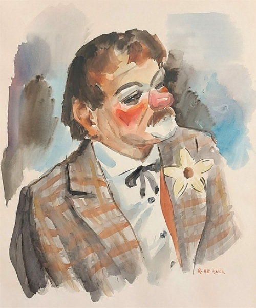 Kunstwerk op papier van Raf De Buck kopen