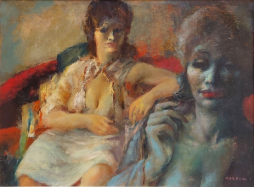 Kunstwerk op canvas van Raf De Buck kopen