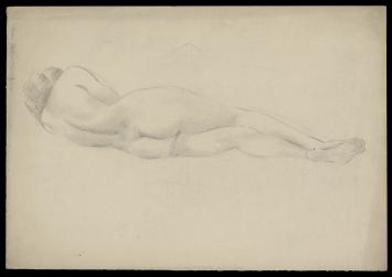 Naakttekening van de  Belgische kunstenaar Raphaël De Buck kopen