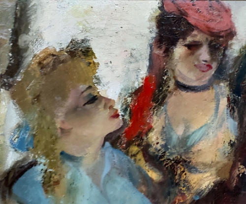 Schilderij op doek van Raphaël De Buck