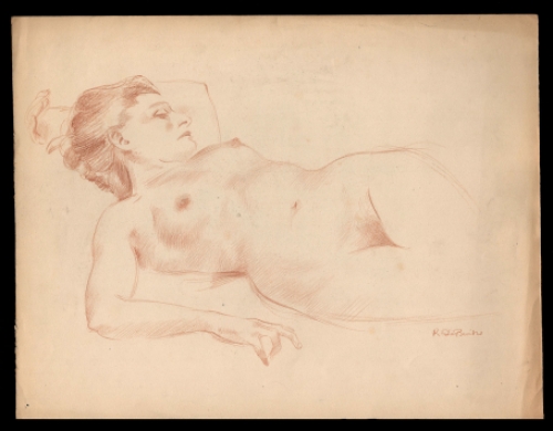 Potloodtekening van de  Belgische kunstenaar Raphaël De Buck kopen