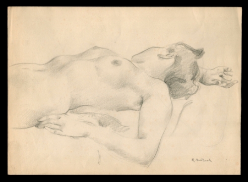 Tekening Belgische kunstenaar Raphaël De Buck kopen