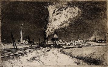 Grafisch werk van R. De Coninck uit 1947