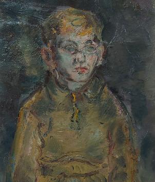 René De Lannoy  met een portret