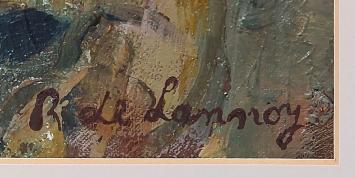 Jongetje met geel groen trui  – René De Lannoy – ca. 1950