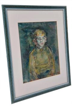 Jongetje met geel groen trui  – René De Lannoy – ca. 1950