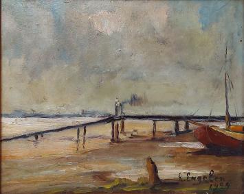 Schilderij uit 1924 van de kunstschilder R. Engelen kopen