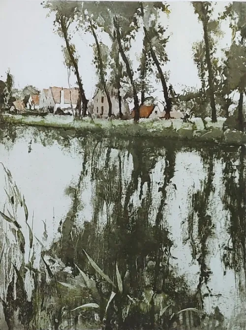 Ets van de Belgische kunstenaar Roger Hebbelinck kopen