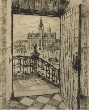 Belgische etser en tekenaar Romain Malfliet