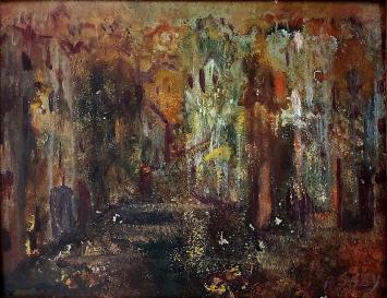 Schilderij van de Belgische kunstenaar René Saey