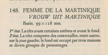 Vrouw uit Martinique (1 état)