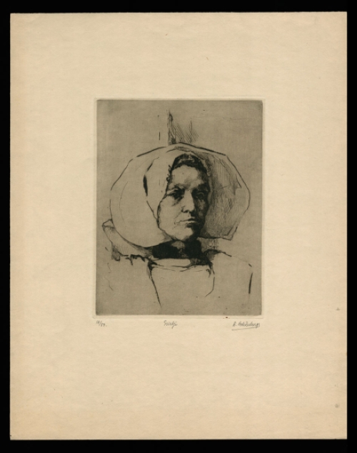 Droge naald ets van Rodolphe Schönberg kopen