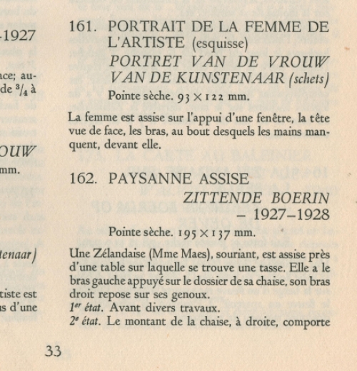 Portret van de vrouw van de kunstenaar