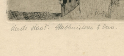 Stadhuistoren te Veere derde staat