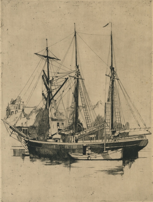 Ets, Tops'L Schooner van R. Schönberg