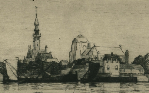 Veere van de kunstenaar R.  Schönberg