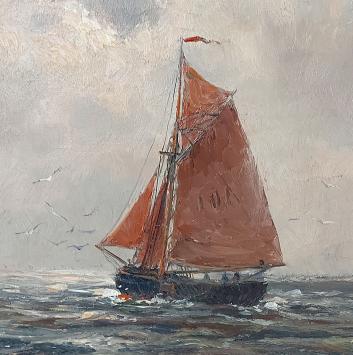 Olieverfschilderij van de Belgische kunstschilder R. Steppe