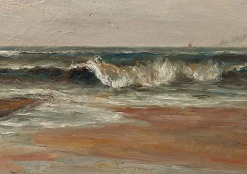 De Noordzee aan de Vlaamsche kust (Duinbergen)