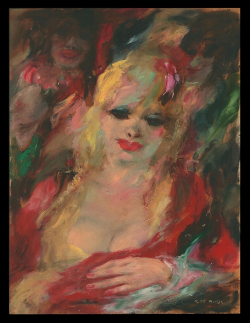 Aquarel Belgische kunstenaar Raphaël De Buck kopen