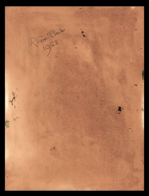 Raphaël De Buck of Raf De Buck met een schilderijtje