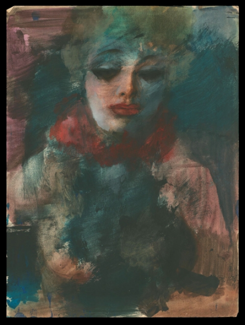 Waterverfschilderijtje van de  Belgische kunstenaar Raphaël De Buck kopen