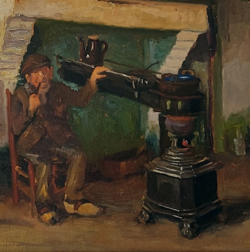 peinture d\'artist belge Eugène Ragmey