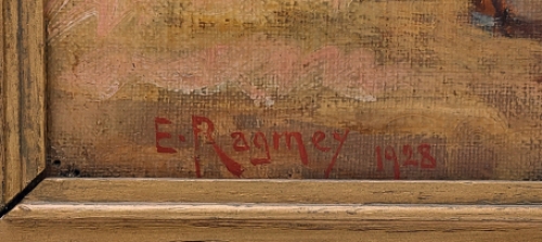 Schilderij van Eugène Ragmey