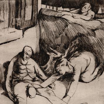 Ets van Ramah, dronken slapend