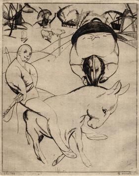 Grafisch werk van Ramah kopen, ets