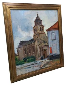Het hoekhuis met het kerkje