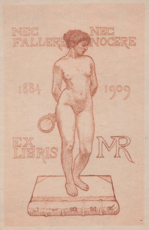 Etching van A. Rassenfosse voor Marie Rassenfosse