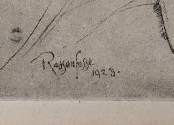 Armand Rassenfosse, Belgische etser