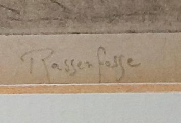 De naakte dame met een laken 1928