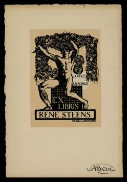 Een ex libris van Maurice Langaskens kopen
