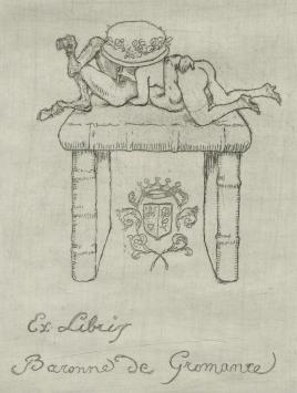 Ets kopen van Rassenfosse, ex libris
