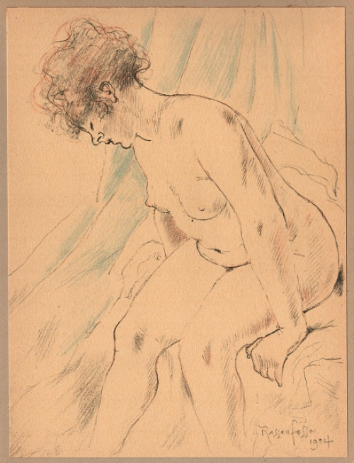 Litho uit 1924 van de Belgische kunstenaar Armand Rassenfosse uit Luik