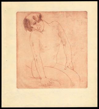 Ets van de Belgische kunstenaar Armand Rassenfosse kopen