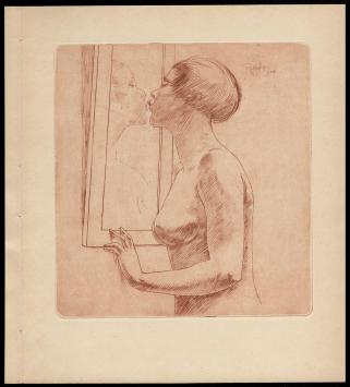 Ets van de Belgische kunstenaar Armand Rassenfosse