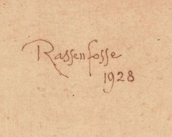 Femmes 1928 7/112 Lettre Sanguine