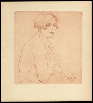 Ets van de Belgische kunstenaar Armand Rassenfosse