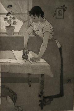 Armand Rassenfosse met een ex libris