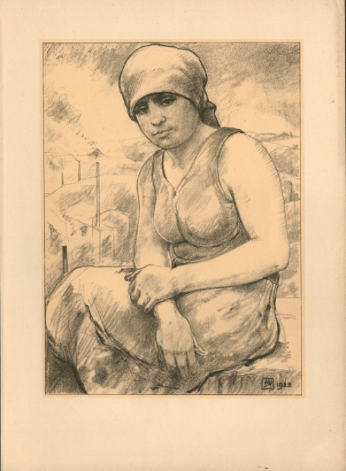 Litho uit 1928 van Rassenfosse