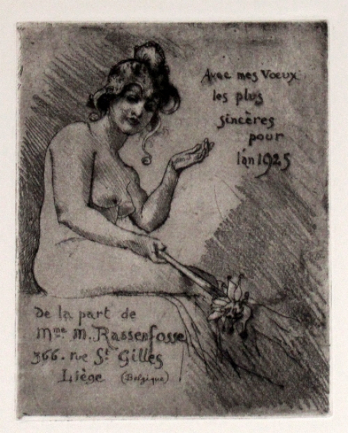 Ets van de Belgische etser Armand Rassenfosse