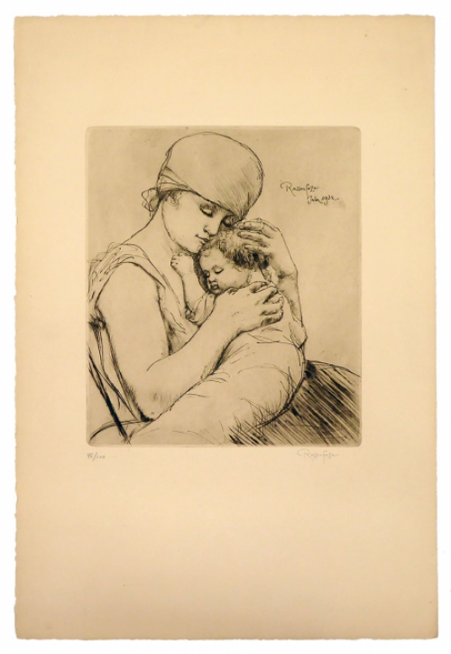 Ets van Armand Rassenfosse uit 1932