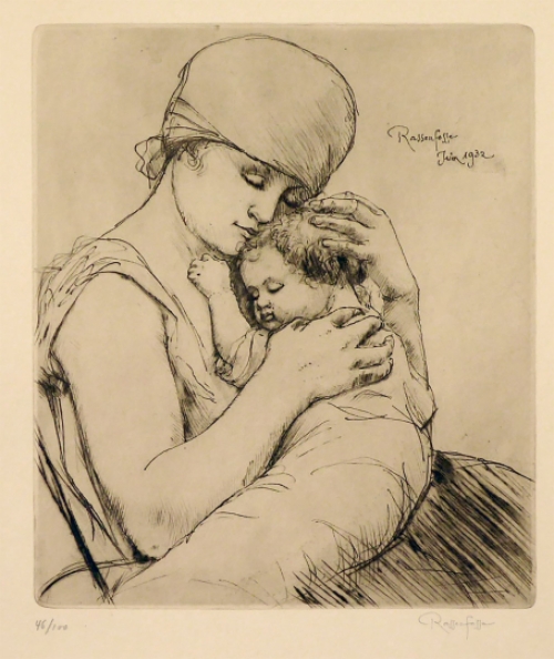 Originele ets van Armand Rassenfosse kopen