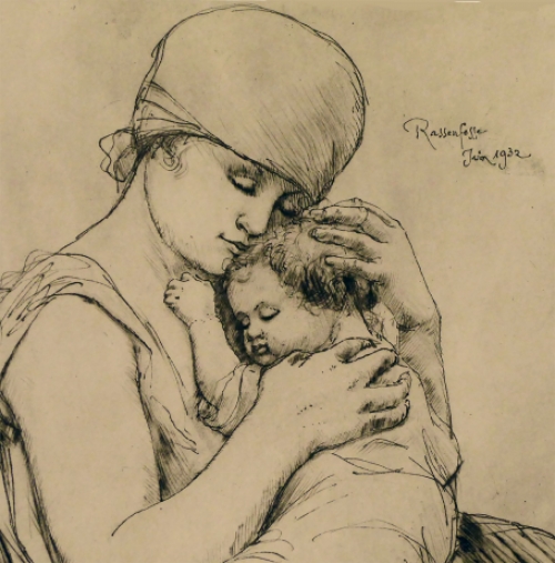 Originele ets uit 1932