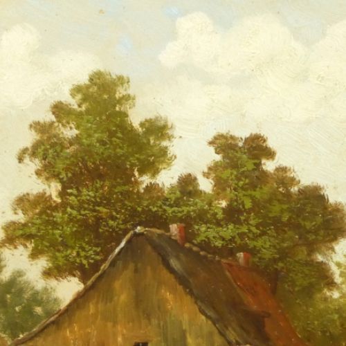 Hoeve aan de bosrand 1882