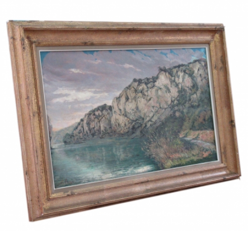 Schilderij van de Belgische kunstschilder René Raucq